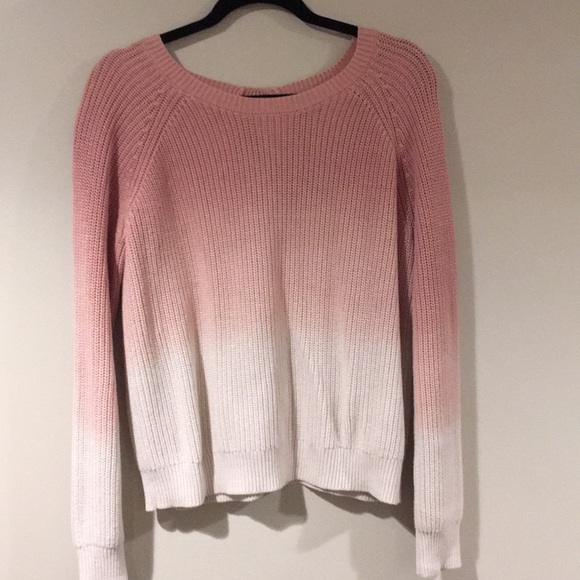 lucky brand pink sweater